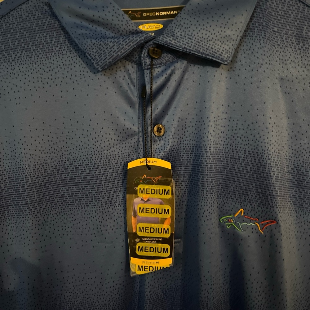 Greg Norman Collection Men's Navy Polo Shirt